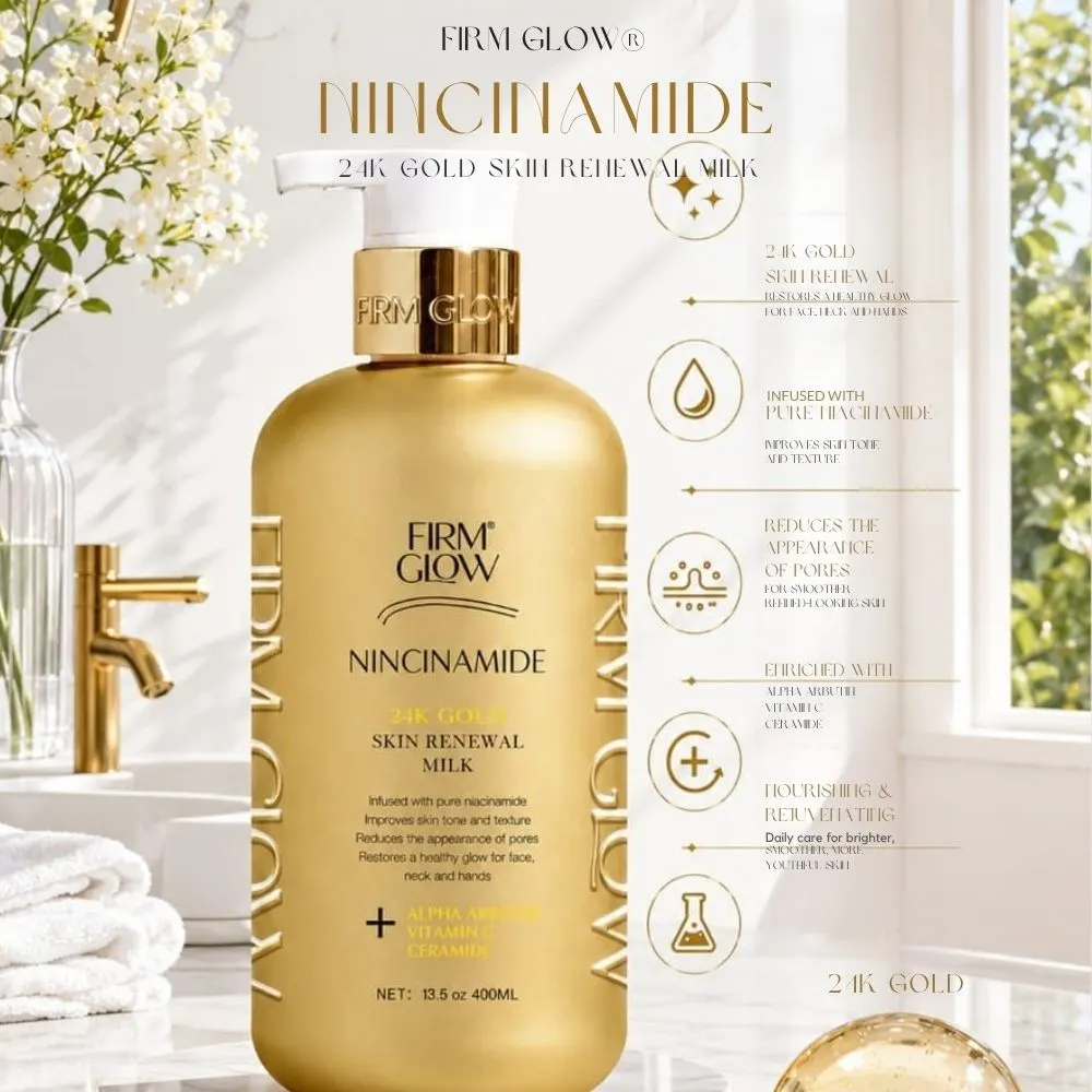 Firm Glow Niacinamide 24K Gold Skin Renewal Milk - Lotion