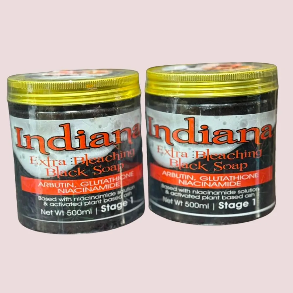 Indian Extra Bleaching Black Soap 500ml