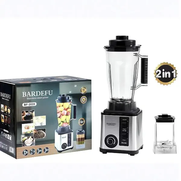 Bardefu Blender 2in1 Stailess Fruit juicer 3L capacity BF 2035
