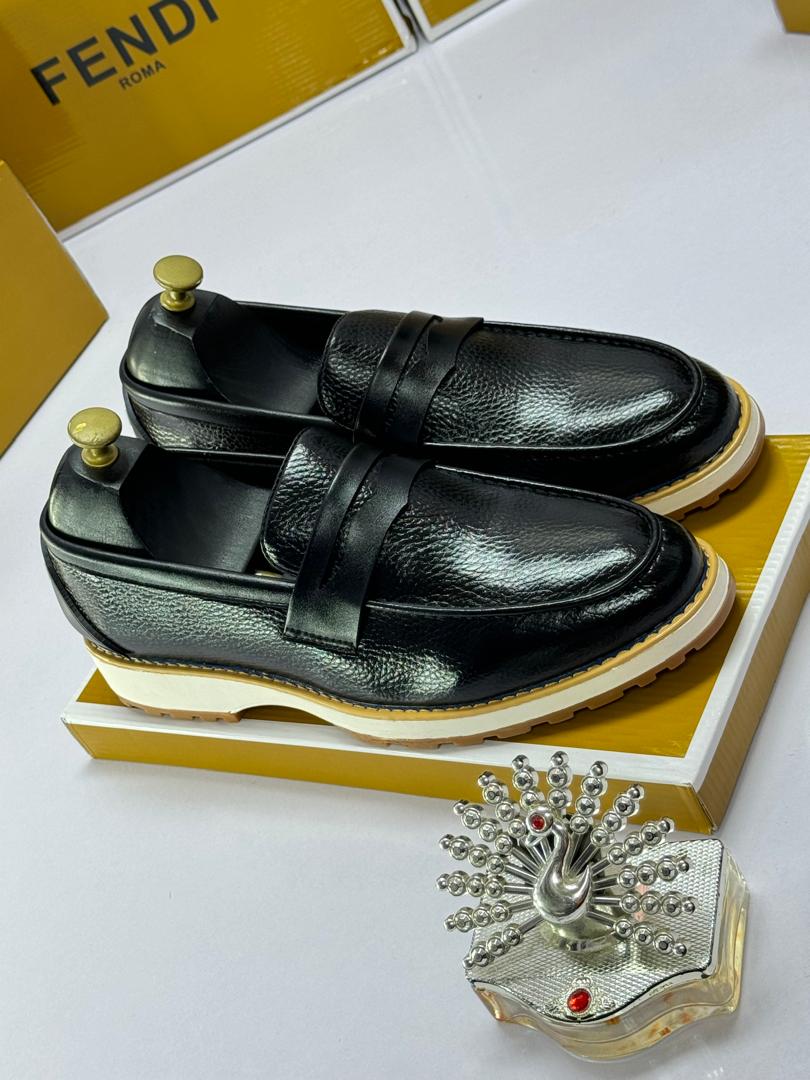 FENDI BLACK Shoe for Men