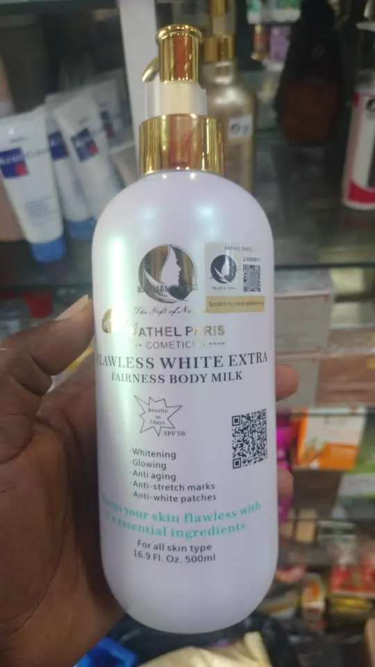 BATHEL PARIS FLAWLESS WHITE EXTRA FAIRNESS BOSY MILK