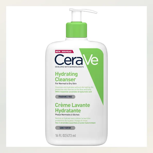 CeraVe Hydrating Cleanser for Normal to Dry Skin β Face & Body Wash