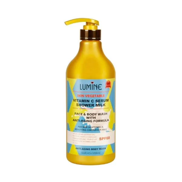 Lumine  Vitamine C Serum Shower Milk for Face & Body with Anti-Aging Formular