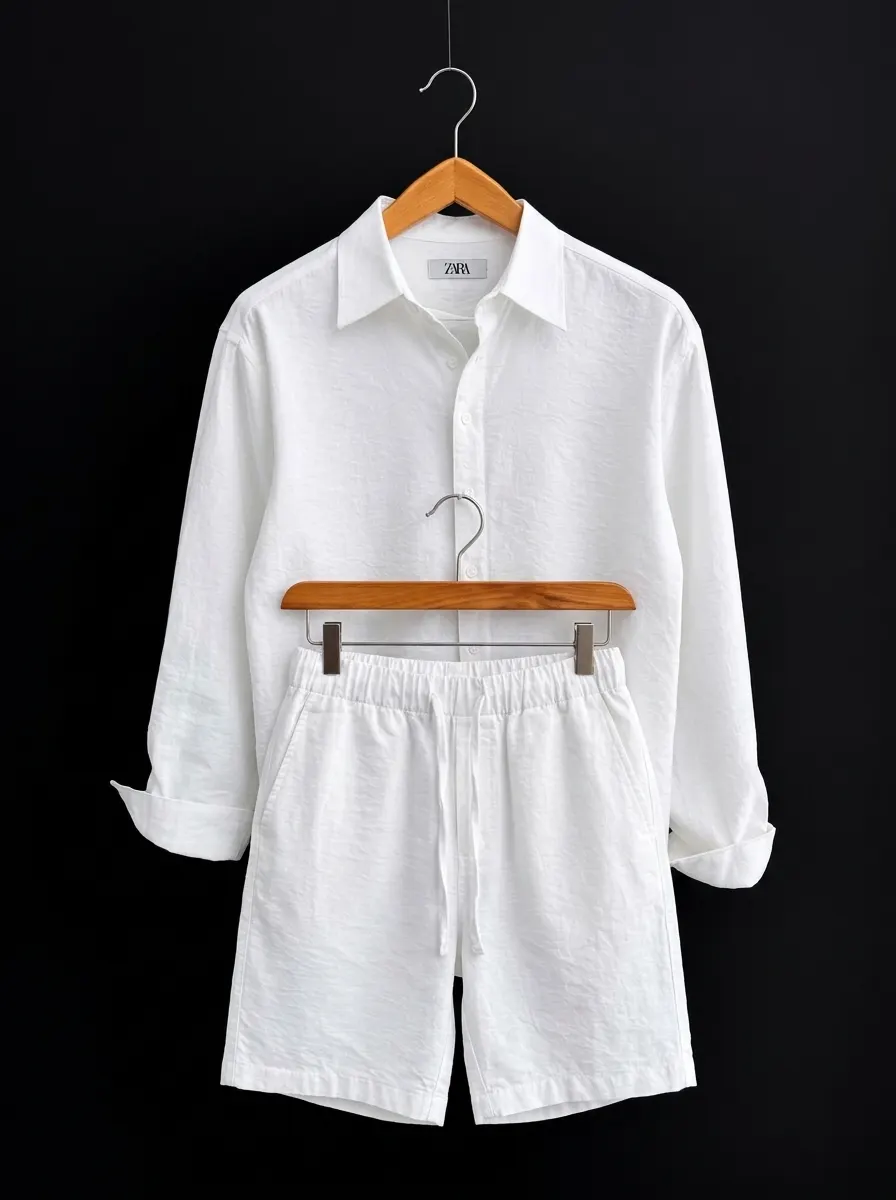 Men's Casual T-Shirt and Shorts Matching Set